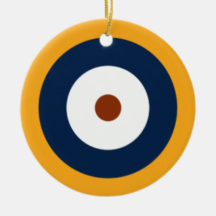 RAF Type A.1 Roundel Ceramic Ornament