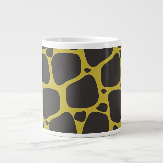 Raff the Giraffe Pattern Giant Coffee Mug (Front)