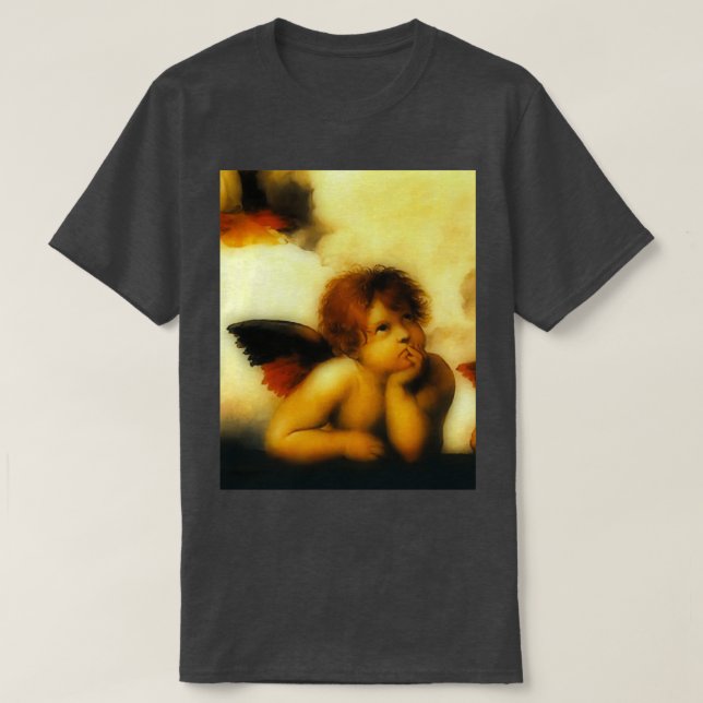 Raffaello Sanzio da Urbino quotSistine Madonnaquot T-Shirt (Design Front)