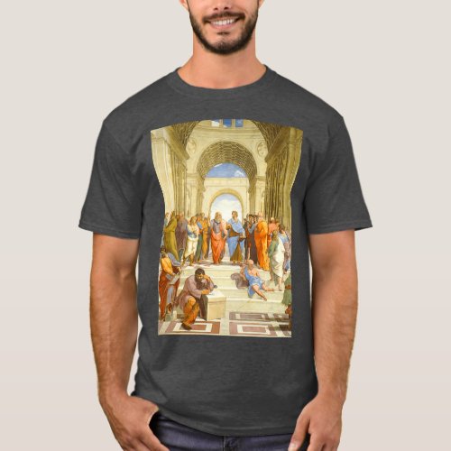 Raffaello Sanzio da Urbino quotThe School of Athen T_Shirt