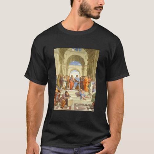 Raffaello Sanzio da Urbino The School of Athens 15 T_Shirt