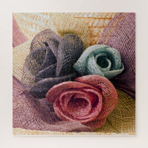 Raffia Roses Jigsaw Puzzle