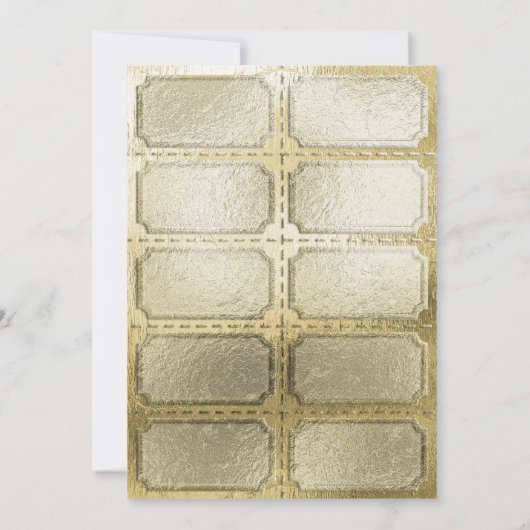 Raffle Tickets Golden (Back)