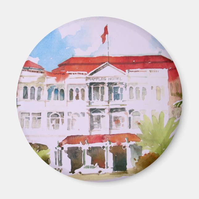 Raffles Hotel , Singapore Magnet (Front)