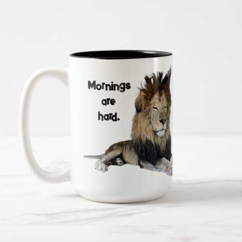 Rafikis Rough Morning Two_Tone Coffee Mug