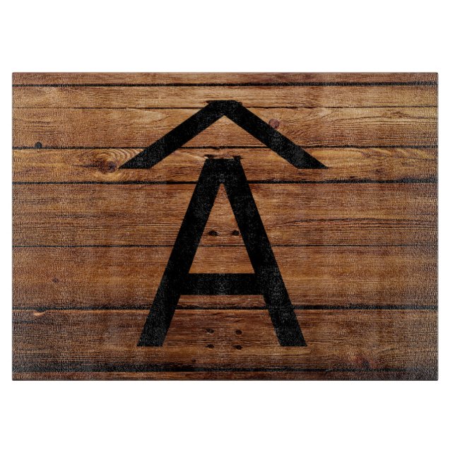 Rafter A cutting board (Front)