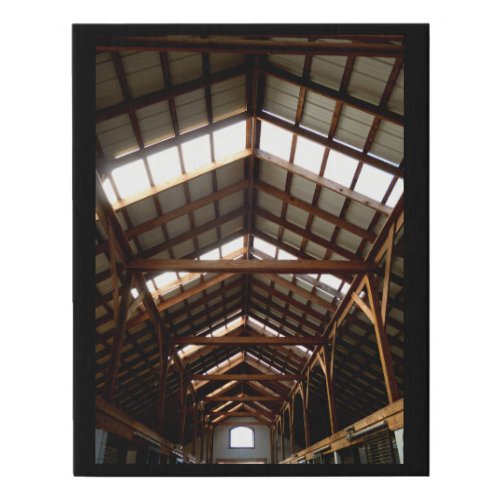 Rafters Faux Canvas Print