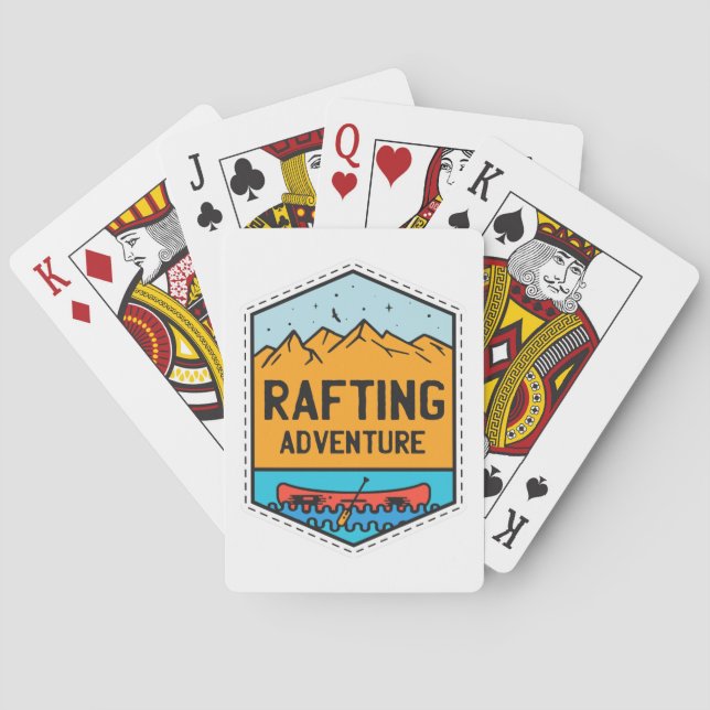 Rafting Adventure Poker Cards (Back)