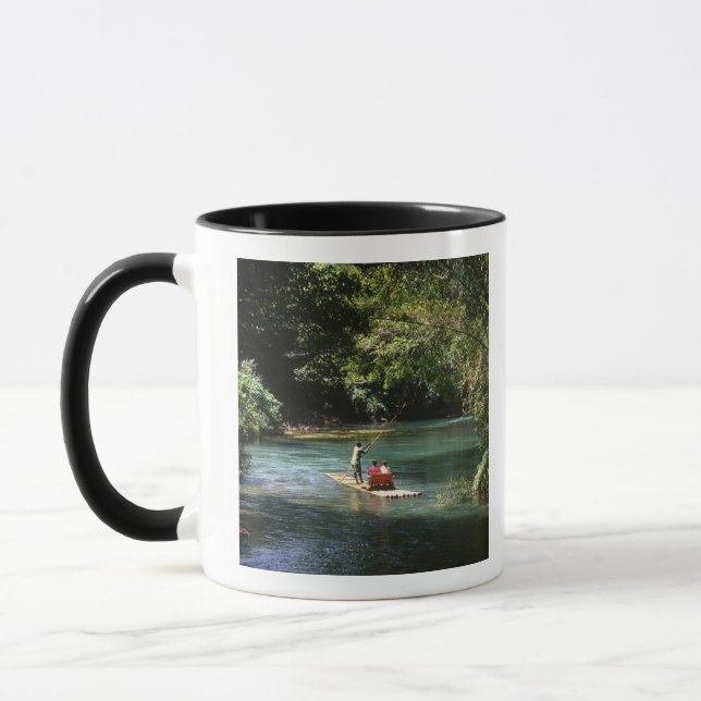 Rafting on the Martha Brae River, Falmouth, Mug (Left)