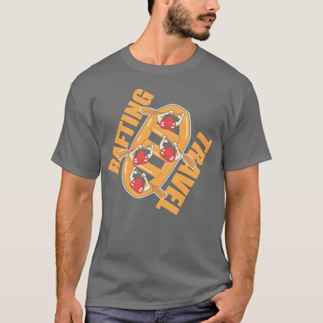 Raftingravel Sports Enthusiast Gift retro T-Shirt (Front)