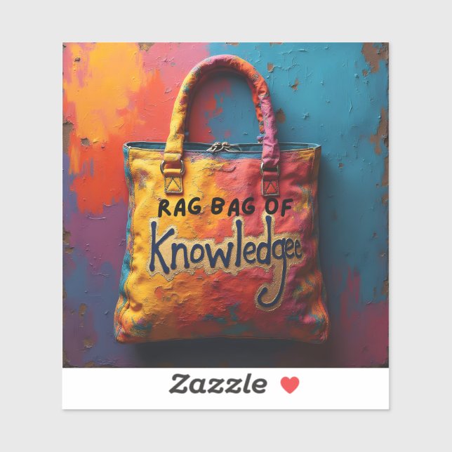 Rag bag of knowledge   sticker (Sheet)