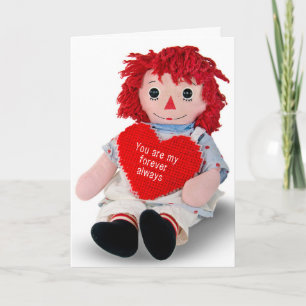 Rag Doll Anniversary Card