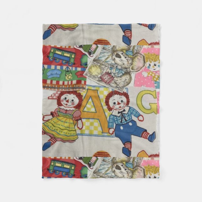 Rag Doll Baby Blanket (Front)