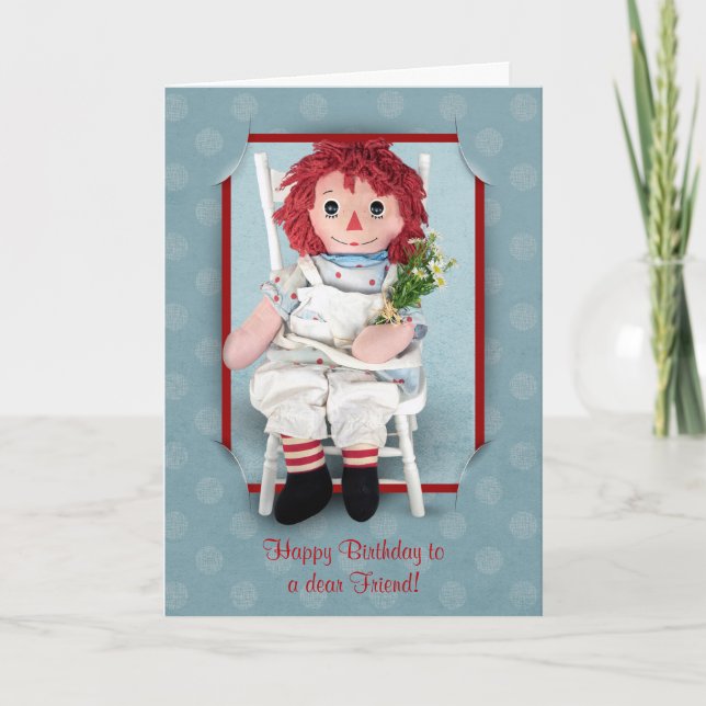 Rag Doll Friend Card (Front)