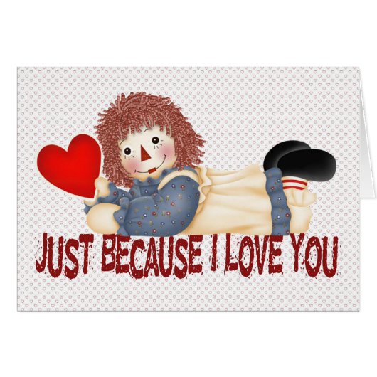 Rag Doll Love Cards (Front Horizontal)