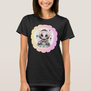 Rag Doll Spooky lovers fun custom T-Shirt
