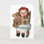 Rag Doll Thinking Of You Card