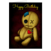 Rag Doll, Voodoo Doll, Happy Birthday (Front)