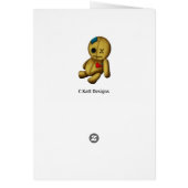 Rag Doll, Voodoo Doll, Happy Birthday Cards (Back)