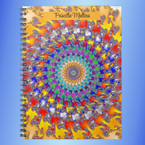 Rag Rug Fractal  Notebook