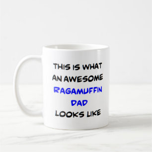 ragamuffin dad, awesome coffee mug