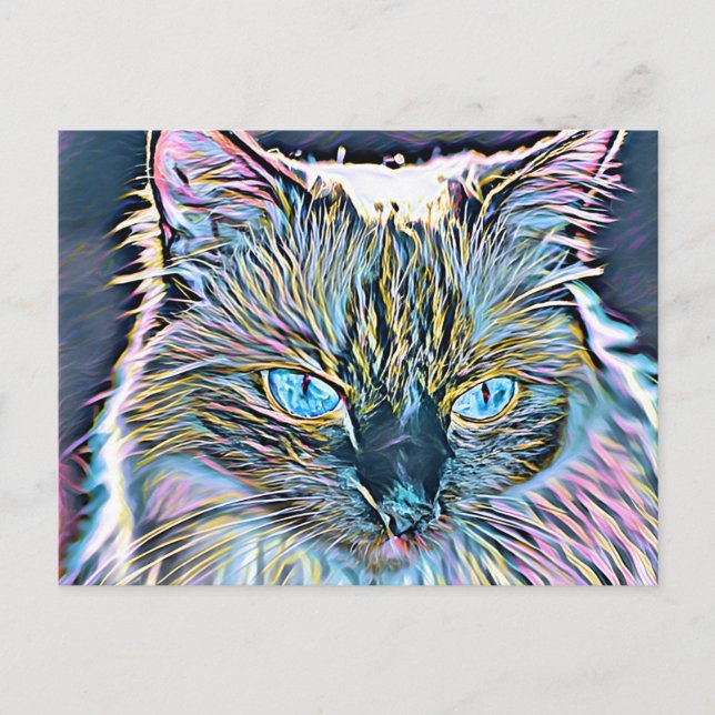 Ragdoll Art Postcard (Front)