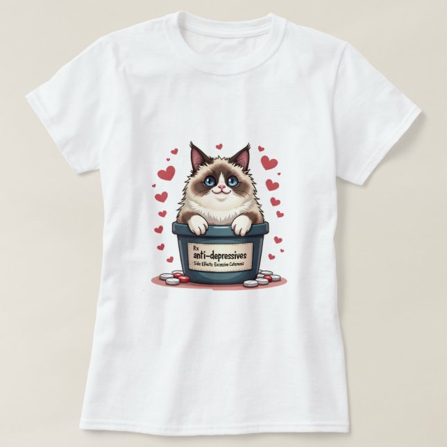 Ragdoll bi-color T-Shirt (Design Front)