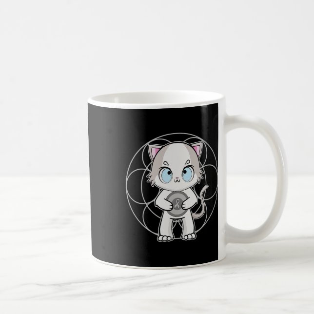 Ragdoll Cat Anime Kitten Dyslexia Awareness  Coffee Mug (Right)