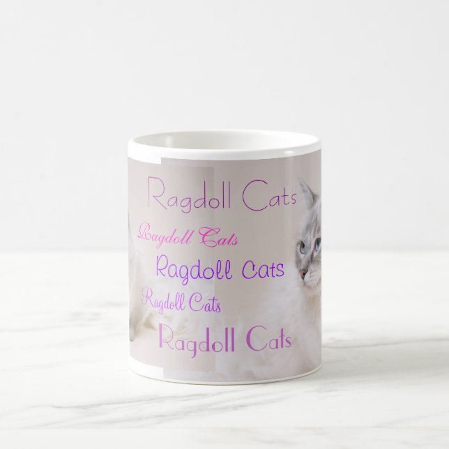 Ragdoll Cat beverage mug (Center)