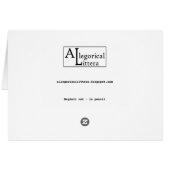 Ragdoll Cat, Card (Back Horizontal)