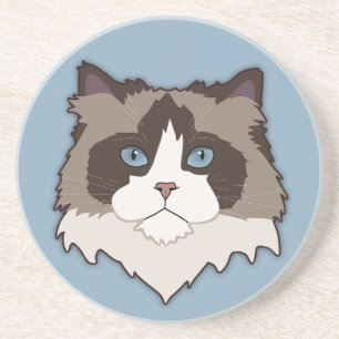 Ragdoll Cat Coaster