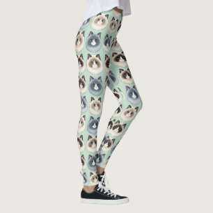 Ragdoll Cat Cute Pet Lover Pattern Leggings