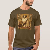Ragdoll Cat Dad Gift Shirt – Vintage Ragdoll Art