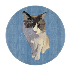 Ragdoll cat, Dusty Blue Cutting Board