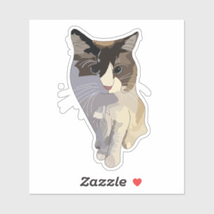 Ragdoll cat, Dusty Blue Sticker