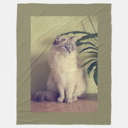 Ragdoll Cat Fleece Blanket