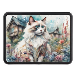 Ragdoll Cat in English Garden Hitch Cover
