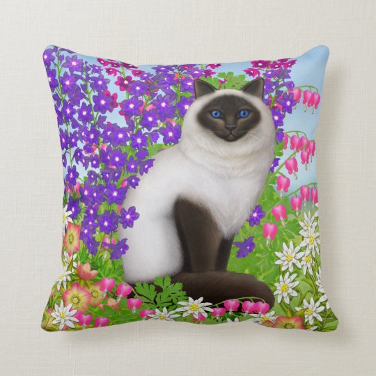 ragdoll cat pillow
