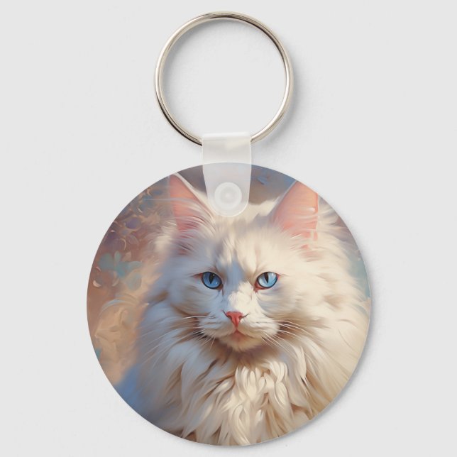 Ragdoll cat keychain (Front)