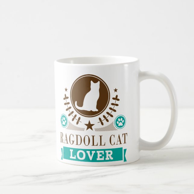 Ragdoll Cat Lover Coffee Mug (Right)