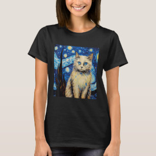 Ragdoll Cat Lover Design for Cat Mom and Dad T-Shirt