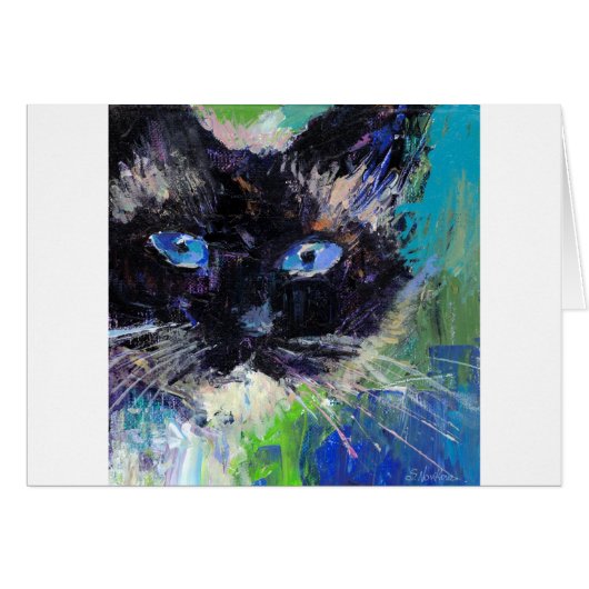 Ragdoll cat painting cards (Front Horizontal)