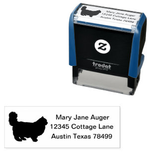 Ragdoll Cat Personalized  Self-inking Stamp