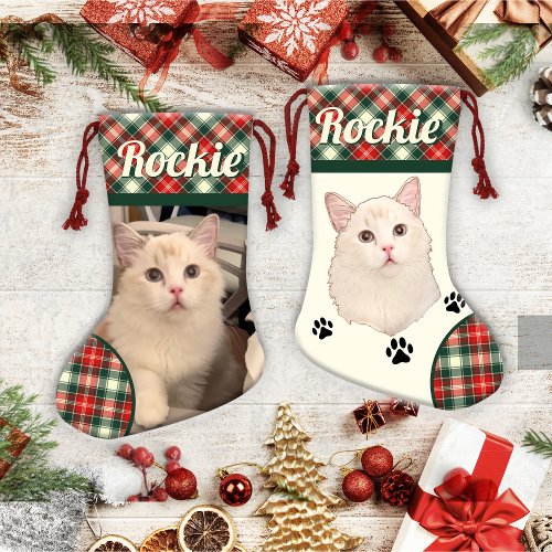 Ragdoll Cat Personalized Small Christmas Stocking
