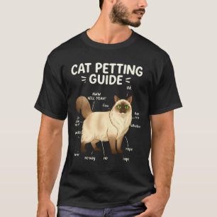 Ragdoll Cat Petting Guide Funny Cat Lover T-Shirt