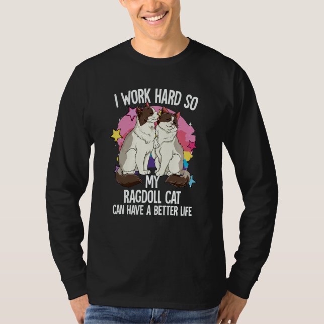 Ragdoll Cat T-Shirt (Front)