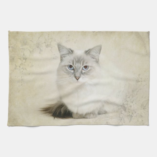 ragdoll cat towel (Horizontal)