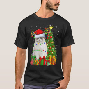 Ragdoll Cat Xmas Holiday Santa Ragdoll Christmas T-Shirt