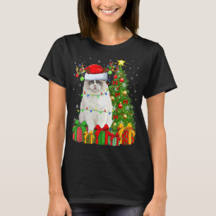 Ragdoll Cat   Xmas Holiday Santa Ragdoll Christmas T-Shirt