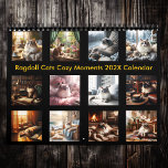 Ragdoll Cats Cozy Moments 202X Calendar<br><div class="desc">Celebrate the elegance and warmth of Ragdoll cats with Ragdoll Cats Cozy Moments 2025 Calendar. This collection of twelve stunning images captures these fluffy companions in serene and inviting settings. From rainy day retreats to sun-drenched window perches, each scene reflects the beauty of a peaceful life shared with a beloved...</div>